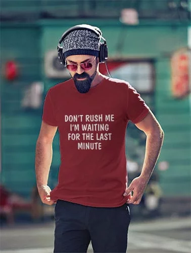 slogan-category comfortable and durability man's t-shirt by HiTees