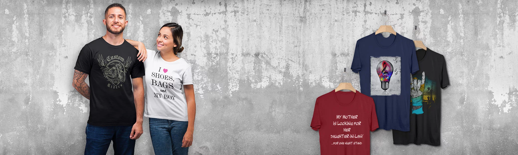 Printed T-shirts in USA