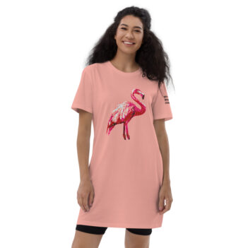 <p>T-shirts have been around forever, yet somehow we find ways to make them feel new. This organic cotton t-shirt dress is one of the premium product must-haves—it's comfortable, stylish, and organic. Style it with leggings, a belt, a denim jacket, or wear it alone, it'll look great anyway.
• 100% organic ring-spun cotton
• Fabric weight: 5.3 oz/yd² (180 g/m²)
• Single jersey
• Medium fit
• Set-in sleeves
• 1×1 rib at collar
• Wide double-needle topstitch on sleeve and bottom hem
• Self-fabric neck tape (inside, back of the neck)
• Blank product sourced from China or Bangladesh</p>