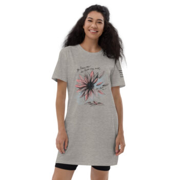 <p>T-shirts have been around forever, yet somehow we find ways to make them feel new. This organic cotton t-shirt dress is one of the premium product must-haves—it's comfortable, stylish, and organic. Style it with leggings, a belt, a denim jacket, or wear it alone, it'll look great anyway.
• 100% organic ring-spun cotton
• Fabric weight: 5.3 oz/yd² (180 g/m²)
• Single jersey
• Medium fit
• Set-in sleeves
• 1×1 rib at collar
• Wide double-needle topstitch on sleeve and bottom hem
• Self-fabric neck tape (inside, back of the neck)
• Blank product sourced from China or Bangladesh</p>