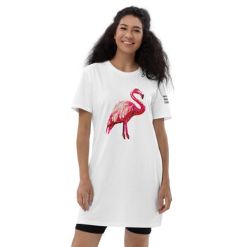 <p>T-shirts have been around forever, yet somehow we find ways to make them feel new. This organic cotton t-shirt dress is one of the premium product must-haves—it's comfortable, stylish, and organic. Style it with leggings, a belt, a denim jacket, or wear it alone, it'll look great anyway.
• 100% organic ring-spun cotton
• Fabric weight: 5.3 oz/yd² (180 g/m²)
• Single jersey
• Medium fit
• Set-in sleeves
• 1×1 rib at collar
• Wide double-needle topstitch on sleeve and bottom hem
• Self-fabric neck tape (inside, back of the neck)
• Blank product sourced from China or Bangladesh</p>