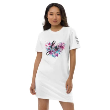 Love Floral Butterfly Heart
