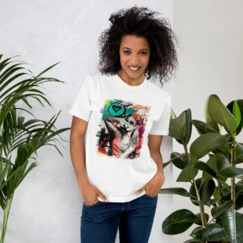 Sexy Lady Grafitti T-shirt - Image 2