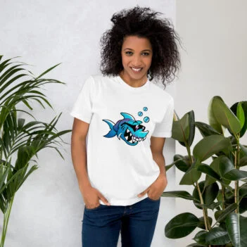 Cool Sunglasses Shark T-shirt - Image 2