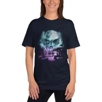 Moon Skull City Alley T-shirt
