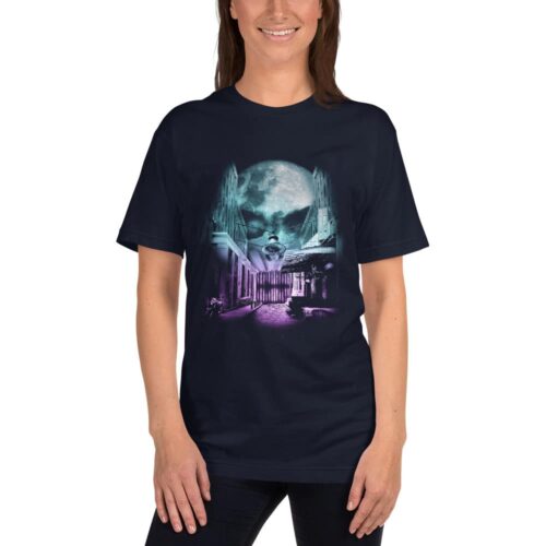 Moon Skull City Alley T-shirt