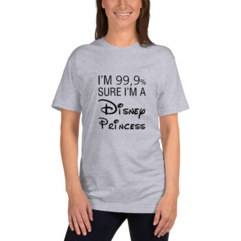 I’m A Disney Princess is a great designer decision in the Funny Slogans Category. This unisex t-shirt  is a manifestation of your brightness and originality. It's a high quality fabric and printed product, wear-resistant, pleasant to touch. All slogans are printed by our studio with high peformance equipment. Our online store presents tees of various colors, made of 100% fine jersey cotton and decorated with designer prints. Thematic T-shirt is the best choice for every day and any occasion. T-shirt