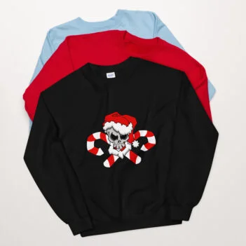 Christmas Skull Unisex Sweatshirt