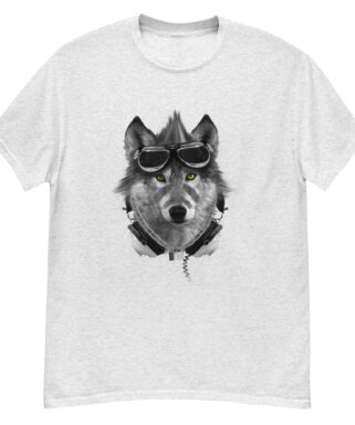 Wolf Music Headphones T-shirt