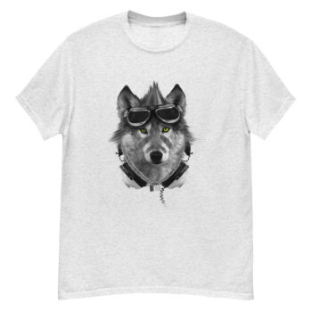 Wolf Music Headphones T-shirt
