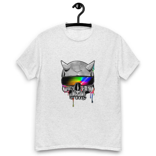 Neon Horned Sunglasses Skull T-shirt - Image 4