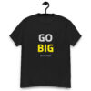 "Go Big Or Go Home" is a great designer decision in the Funny Slogans Category. This unisex t-shirt  is a manifestation of your brightness and originality. It's a high quality fabric and printed product, wear-resistant, pleasant to touch. All slogans are printed by our studio with high peformance equipment. Our online store presents tees of various colors, made of 100% cotton and decorated with designer prints. Thematic T-shirt is the best choice for every day and any occasion.