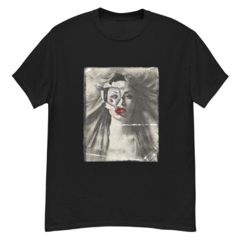 Zombie Paper Female Portrait T-shirt