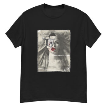 "Zombie Paper Female Portrait" is a great designer decision in the Cool Images Category. This unisex t-shirt  is a manifestation of your brightness and originality. It’s a high quality fabric and printed product, wear-resistant, pleasant to touch. All images are printed with high peformance equipment. Printed T-shirt is the best choice for every day and any occasion.