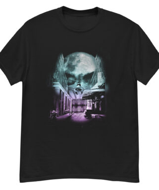 Galactic Dark Moon Skull T-shirt