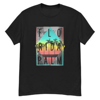 "Florida Miami Sunset Palm" is a great designer decision in the Cool Images Category. This unisex t-shirt  is a manifestation of your brightness and originality. It’s a high quality fabric and printed product, wear-resistant, pleasant to touch. All images are printed with high peformance equipment. Printed T-shirt is the best choice for every day and any occasion.