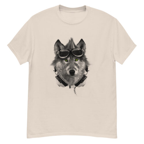 Wolf Music Headphones T-shirt - Image 2