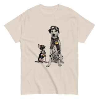 "Quirky Aviator Police Dog" is a great designer decision in the Cool Images Category. This unisex t-shirt  is a manifestation of your brightness and originality. It’s a high quality fabric and printed product, wear-resistant, pleasant to touch. All images are printed with high peformance equipment. Printed T-shirt is the best choice for every day and any occasion.