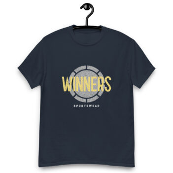 "Winners Sportswear" is a great designer decision in the Funny Slogans Category. This unisex t-shirt  is a manifestation of your brightness and originality. It's a high quality fabric and printed product, wear-resistant, pleasant to touch. All slogans are printed by our studio with high peformance equipment. Thematic T-shirt is the best choice for every day and any occasion.