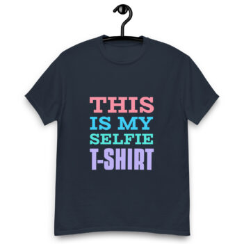 "This Is My Selfie T-Shirt" is a great designer decision in the Funny Slogans Category. This unisex t-shirt  is a manifestation of your brightness and originality. It's a high quality fabric and printed product, wear-resistant, pleasant to touch. All slogans are printed by our studio with high peformance equipment. Our online store presents tees of various colors, made of 100% cotton and decorated with designer prints. Thematic T-shirt is the best choice for every day and any occasion.