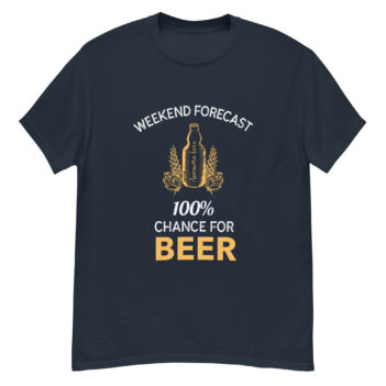 "Chance for Beer" is a great designer decision in the Funny Slogans Category. This unisex t-shirt  is a manifestation of your brightness and originality. It's a high quality fabric and printed product, wear-resistant, pleasant to touch. All slogans are printed by our studio with high peformance equipment. Our online store presents tees of various colors, made of 100% cotton and decorated with designer prints. Thematic T-shirt is the best choice for every day and any occasion.