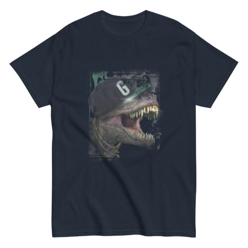 Cool T-Rex Dinosaur With Hat T-shirt