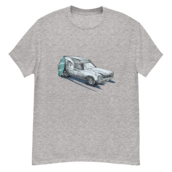 "Retro Surfer Car Sketch" is a great designer decision in the Cool Images Category. This unisex t-shirt  is a manifestation of your brightness and originality. It’s a high quality fabric and printed product, wear-resistant, pleasant to touch. All images are printed with high peformance equipment. Printed T-shirt is the best choice for every day and any occasion.