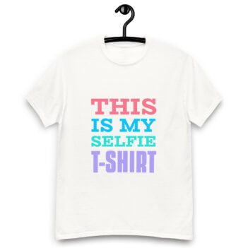 "This Is My Selfie T-Shirt" is a great designer decision in the Funny Slogans Category. This unisex t-shirt  is a manifestation of your brightness and originality. It's a high quality fabric and printed product, wear-resistant, pleasant to touch. All slogans are printed by our studio with high peformance equipment. Our online store presents tees of various colors, made of 100% cotton and decorated with designer prints. Thematic T-shirt is the best choice for every day and any occasion.