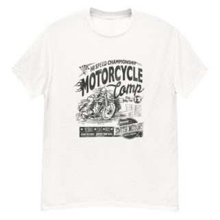 "Vintage Motorcycle" is a great designer decision in the Cool Images Category. This unisex t-shirt  is a manifestation of your brightness and originality. It’s a high quality fabric and printed product, wear-resistant, pleasant to touch. All images are printed with high peformance equipment. Printed T-shirt is the best choice for every day and any occasion.