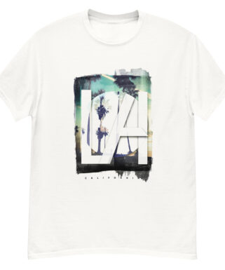 "Los Angeles..." is a great designer decision in the Cool Images Category. This unisex t-shirt  is a manifestation of your brightness and originality. It’s a high quality fabric and printed product, wear-resistant, pleasant to touch. All images are printed with high peformance equipment. Printed T-shirt is the best choice for every day and any occasion.