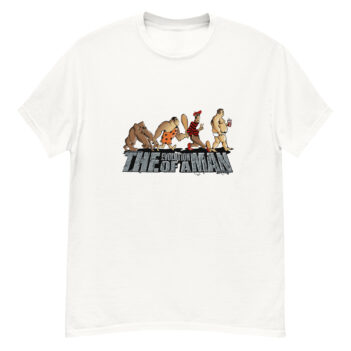 "Gorilla Ape Cave Man" is a great designer decision in the Cool Images Category. This unisex t-shirt  is a manifestation of your brightness and originality. It’s a high quality fabric and printed product, wear-resistant, pleasant to touch. All images are printed with high peformance equipment. Printed T-shirt is the best choice for every day and any occasion.