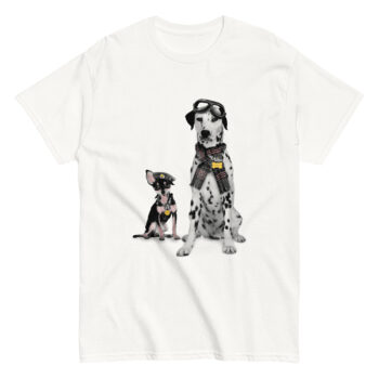 Quirky Aviator Police Dog T-shirt