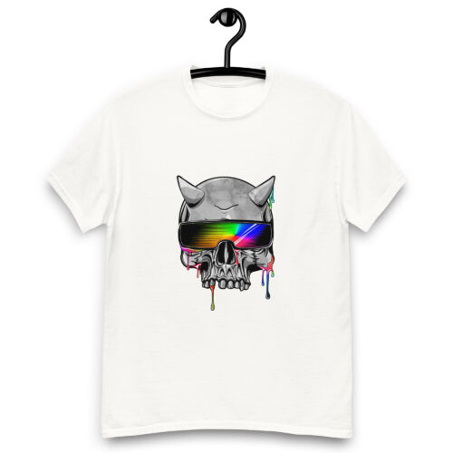 Neon Horned Sunglasses Skull T-shirt - Image 5