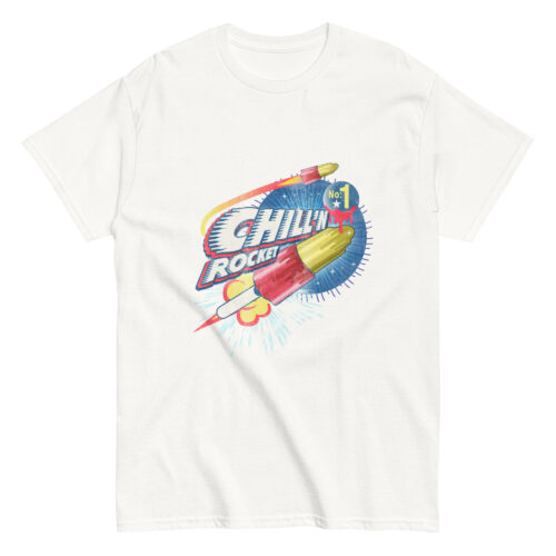 Chillin Retro Popsicle Rocket T-shirt - Image 4